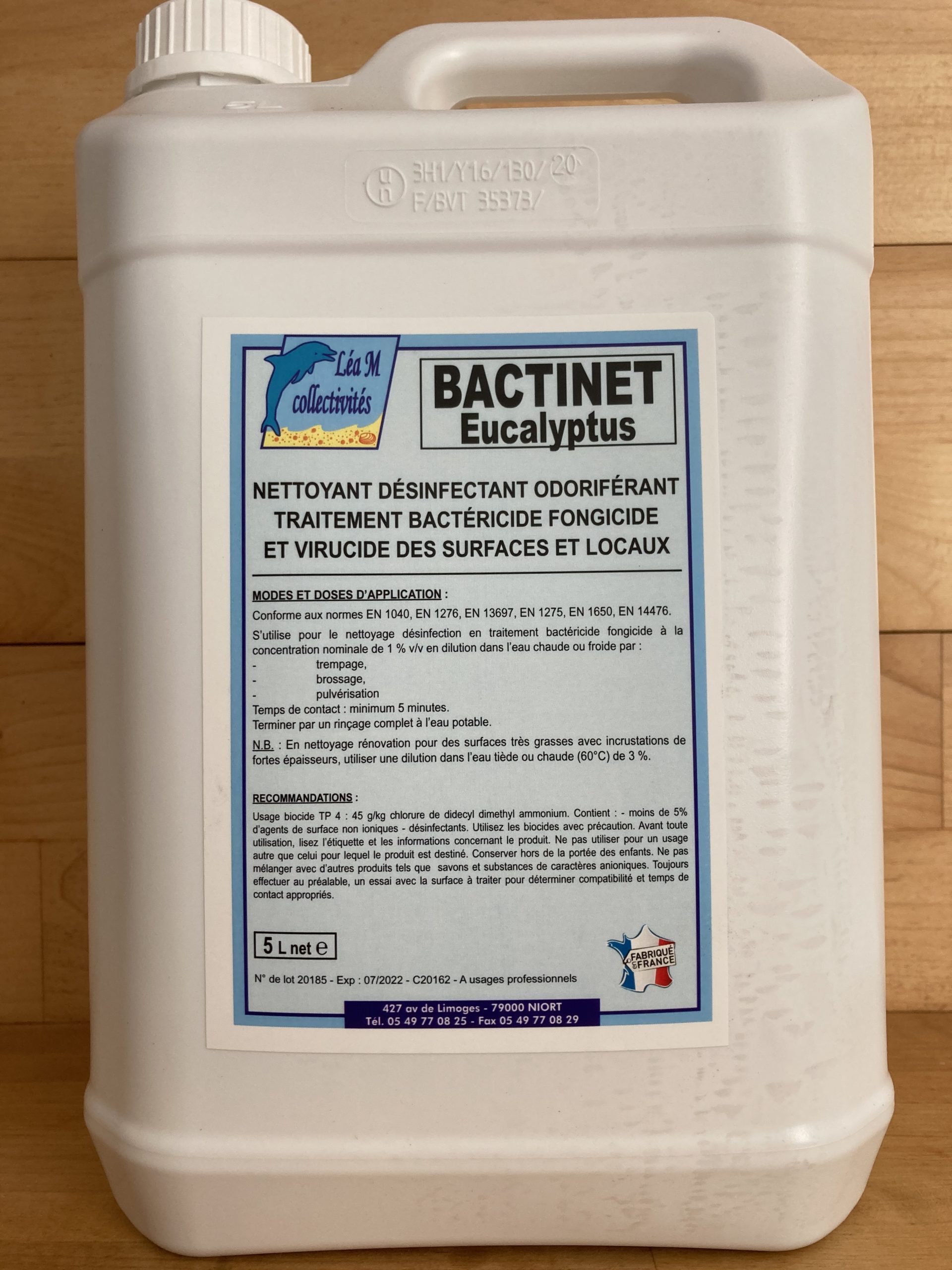 DESINFECTANT NETTOYANT 5 L EUCALYPTUS